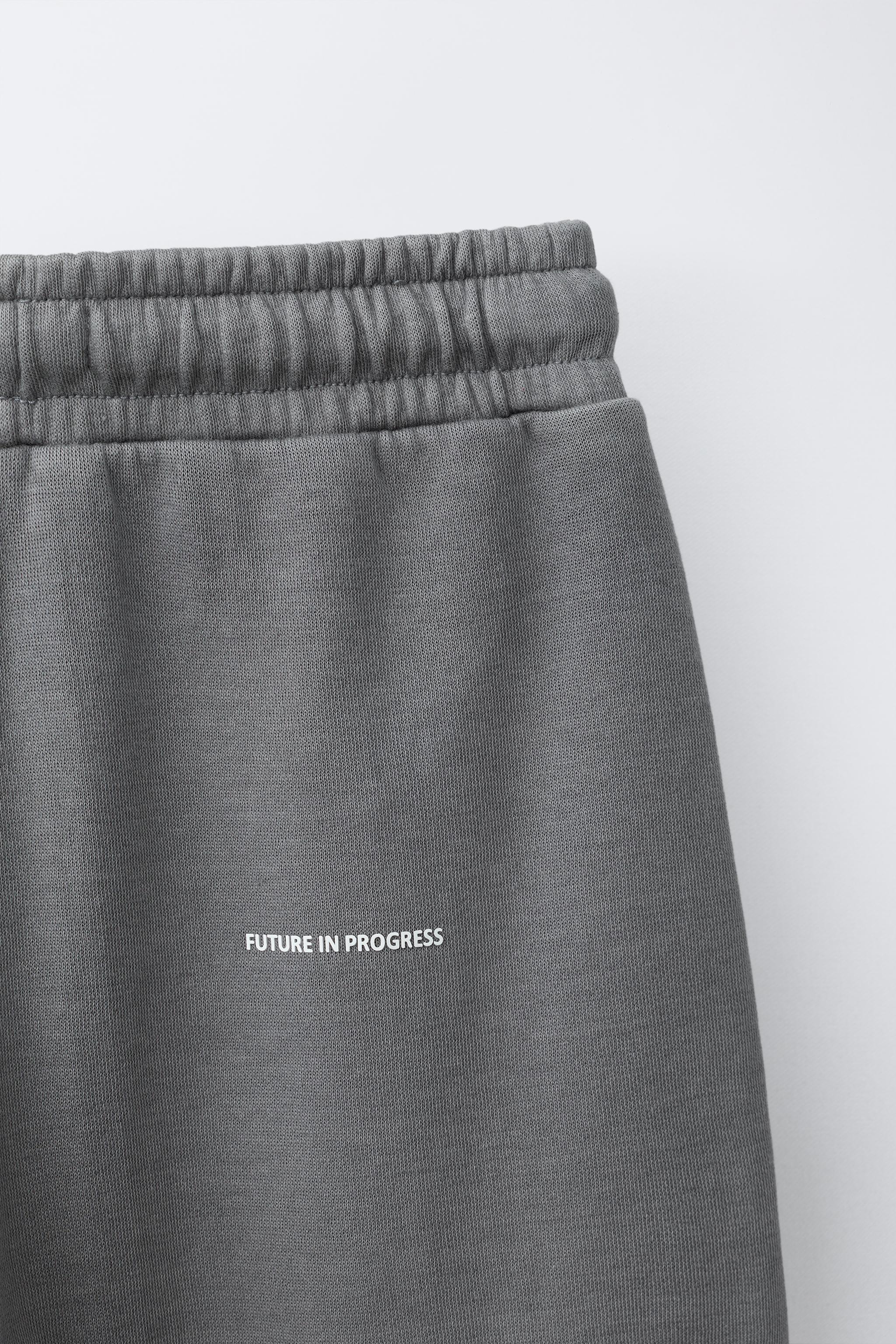 PANTALON EN MOLLETON DROIT INTERLOCK TEINT PIÈCE
